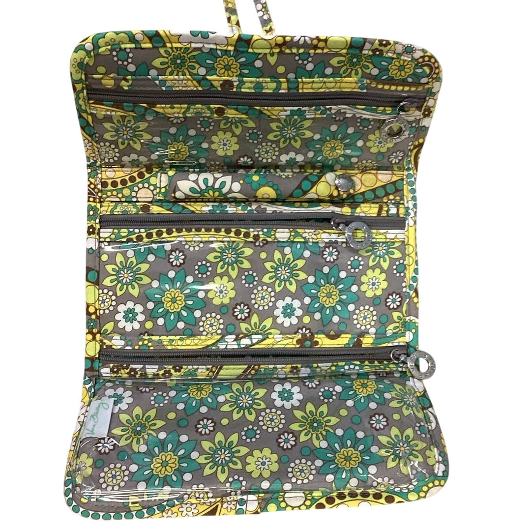 Vera Bradley Paisley Zippered Pockets Jewelry Foldover Organizer Travel Case