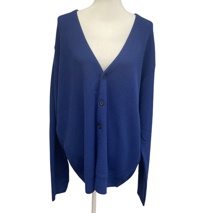 Dockers Golf Mens XXL 100% Acrylic Long Sleeve V Neck Button Up Cardigan Sweater