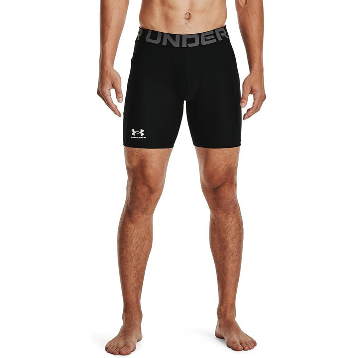 NWT New Under Armour Mens Medium Black Armour Heatgear Compression Shorts