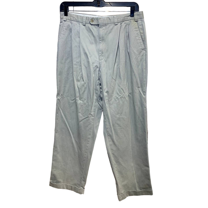 Lauren Ralph Lauren 36W 32L Pleated Front Chino Khaki Tan Casual Cuffed Pants