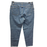 Vintage Wrangler Womens Size 14 X 32 100% Cotton High Waist Denim Blue Jeans