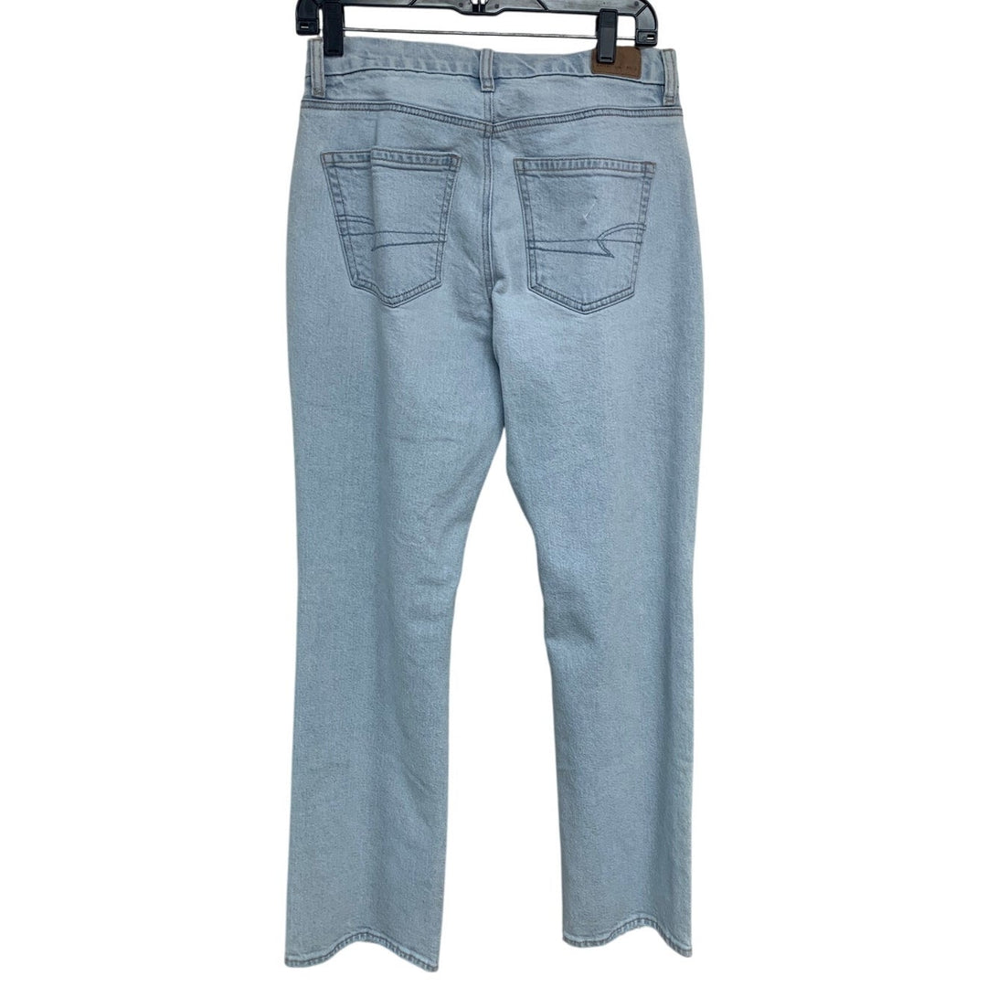 New American Eagle Womens Size 4 Regular Curvy Straight Denim Blue Jeans