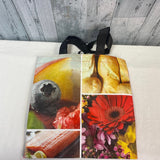 Lot of 6+ Reusable Dog Fruit Animal St Louis Cityscape Handle Shopping Tote Bags