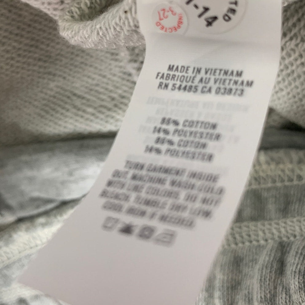 New Aerie Womens Medium Elastic Waist Heathered Gray Jogger Sweatpants