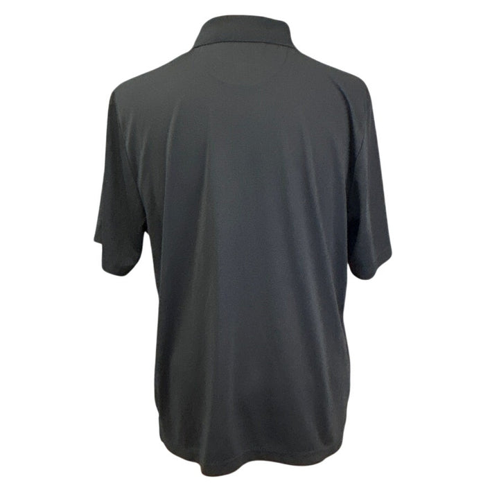 Ben Hogan Mens XL Gray 100% Polyester Short Sleeve Collared Polo Shirt