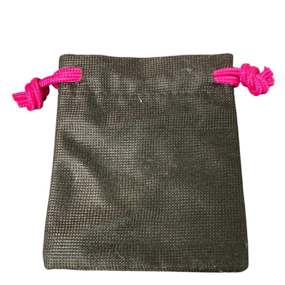 Kate Spade New York Brown Pink Gold Mini Jewelry 4" by 4.5" Drawstring Bag