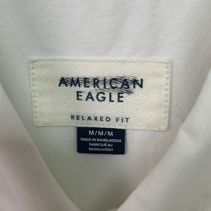 2 New American Eagle Mens Medium Long Sleeve Collared Button Up Shirts