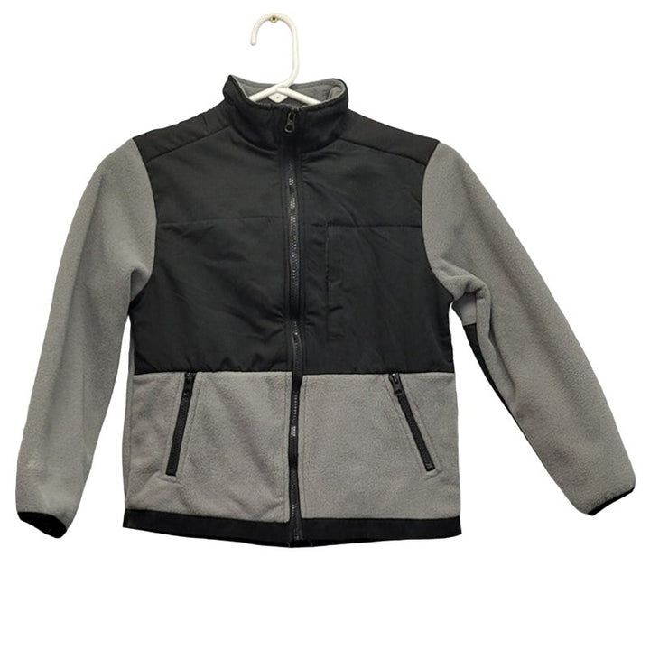 Faded Glory Kids 8 100% Polyester Long Sleeve Full Zip Fleece Lined Jacket