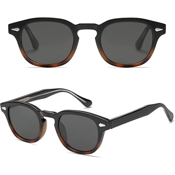 New Sojos Womens Retro Black Brown Small Round Tortoise Shell UV400 Sunglasses