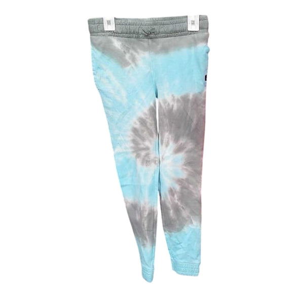 New Art Class Girls Small 100% Cotton Blue Gray Tie Dye Swirl Sweatpant Joggers