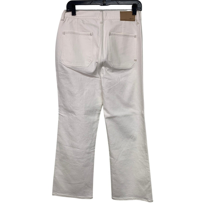 New AE77 Womens Size 27 White 100% Organic &amp; Recycled Cotton Denim Jeans