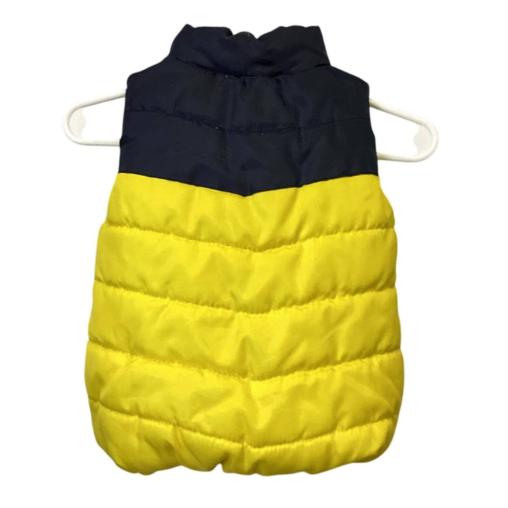 Puma Baby Boys 12 Month Bright Yellow Sleeveless Full Zip Puffer Jacket Vest
