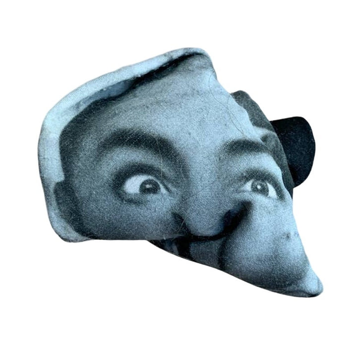 Three Stooges Curly Joe Gag Gift Handmade Upcycled Neck Tie Single Rose Flower