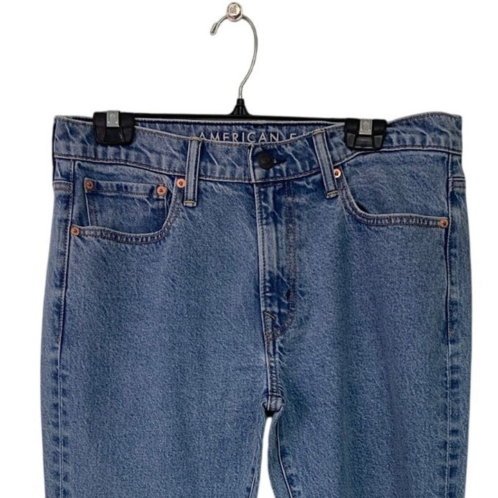 New American Eagle Womens 32X32 Cotton Blend Athletic Skinny Denim Blue Jeans