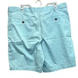 George Mens 38 Stretch Cotton Light Blue Long Board Golf Shorts