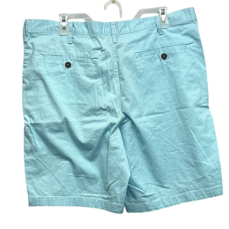 George Mens 38 Stretch Cotton Light Blue Long Board Golf Shorts