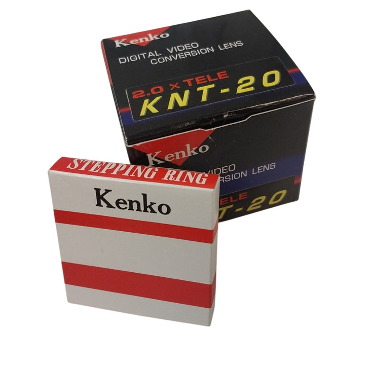Vintage Kenko KNT-20 Digital Convertion Video Camera Lens w Stepping Ring