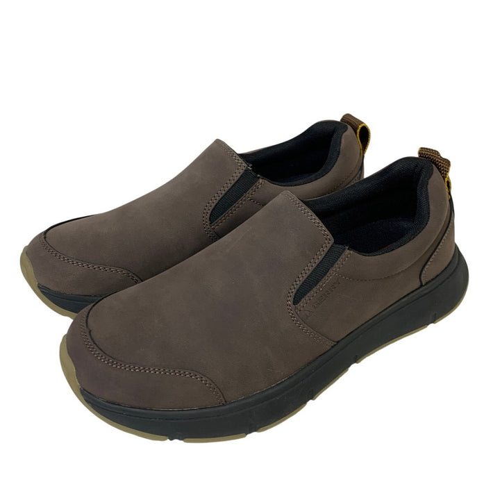 New In Box Gerry Mens Size 8 Brown Slip On Moc II Comfort Insole Casual Shoes