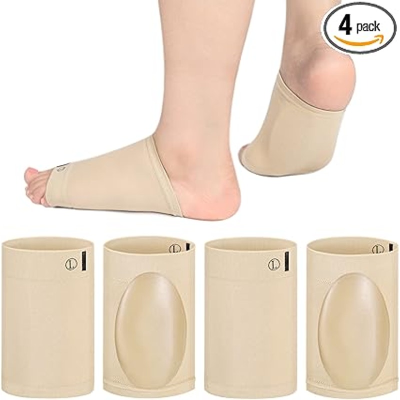 New Nuanchu 4-Piece Arch Support Sleeves &amp; Metatarsal Pads