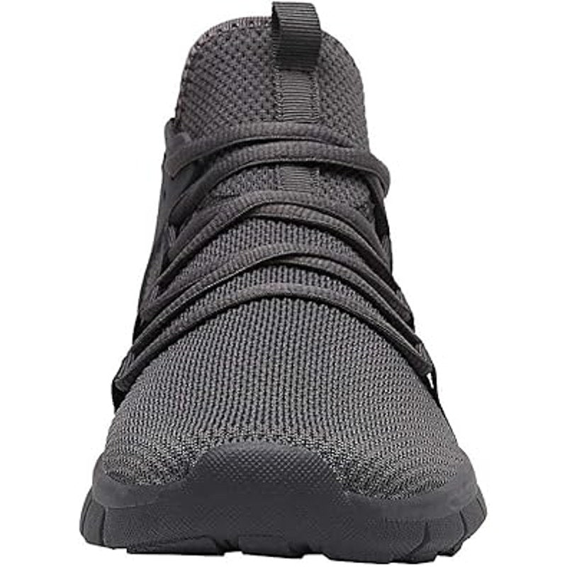 Inzcou Mens Size 9 Gray Lace Up Lightweight Non Slip Running Gym Athletic Shoes