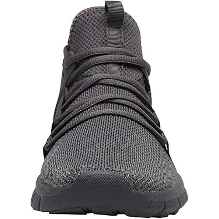 Inzcou Mens Size 9 Gray Lace Up Lightweight Non Slip Running Gym Athletic Shoes