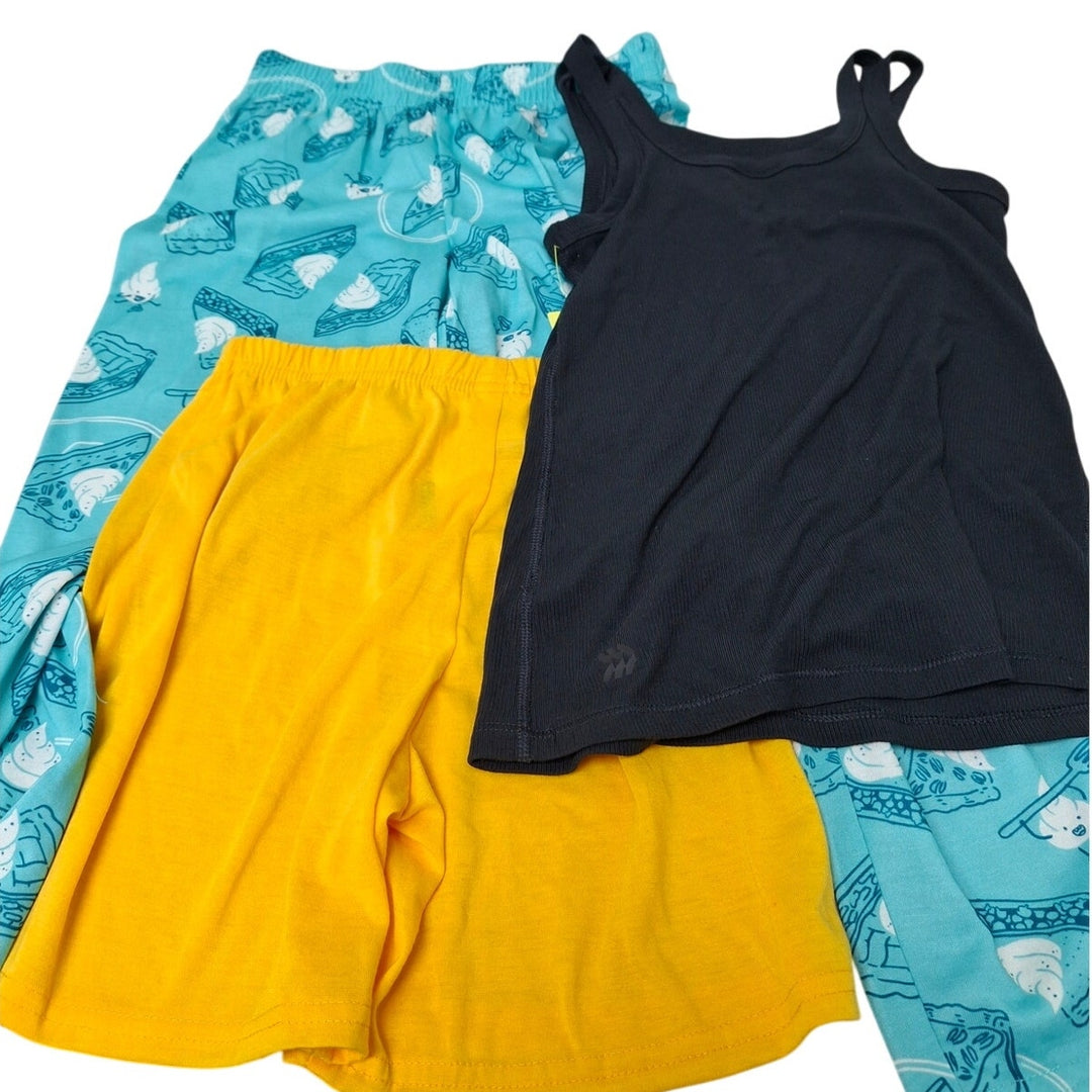 Cat &amp; Jack All in Motions Boys Small PJ Shorts Pants Ribbed Tank Top Lot of 3