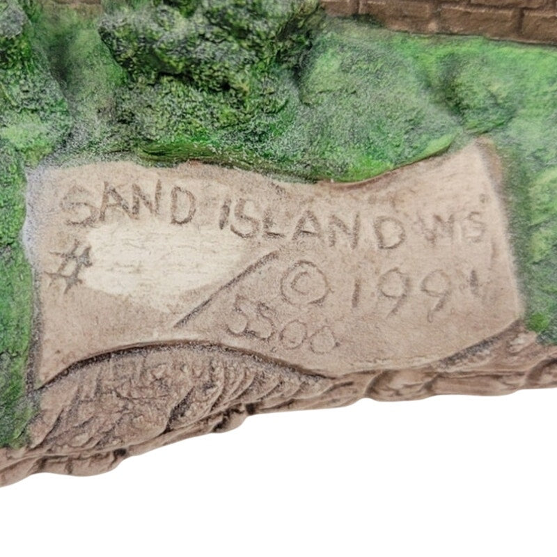 Vintage 1991 Younger SIGNED Harbour Lights Sand Island WI 
