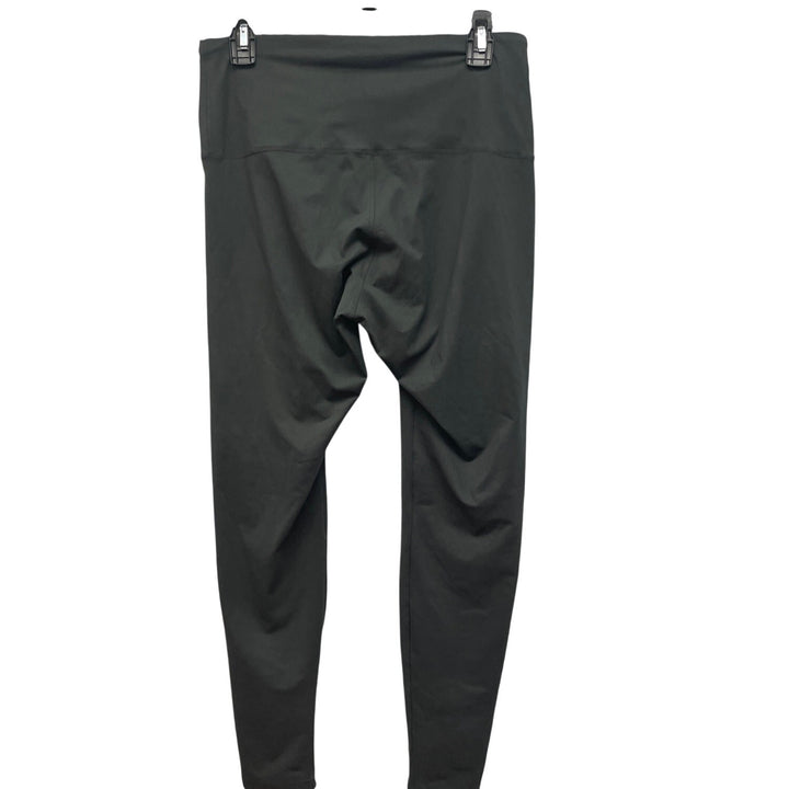 Womens Large Polyester Spandex Blend Stretchy High Waist Ankle Leggings