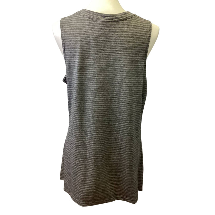 Hand Printed Upcycled Womens Large Equality Rainbow Pride Sleeveless Tank Top