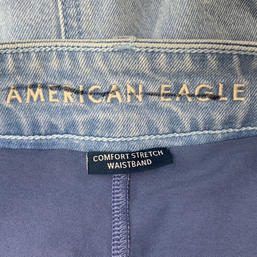 New American Eagle Womens Size 4 Comfort Stretch Waistband Denim Micro Skort