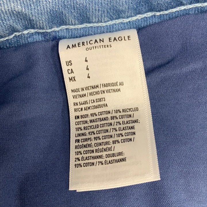 New American Eagle Womens Size 4 Comfort Stretch Waistband Denim Micro Skort
