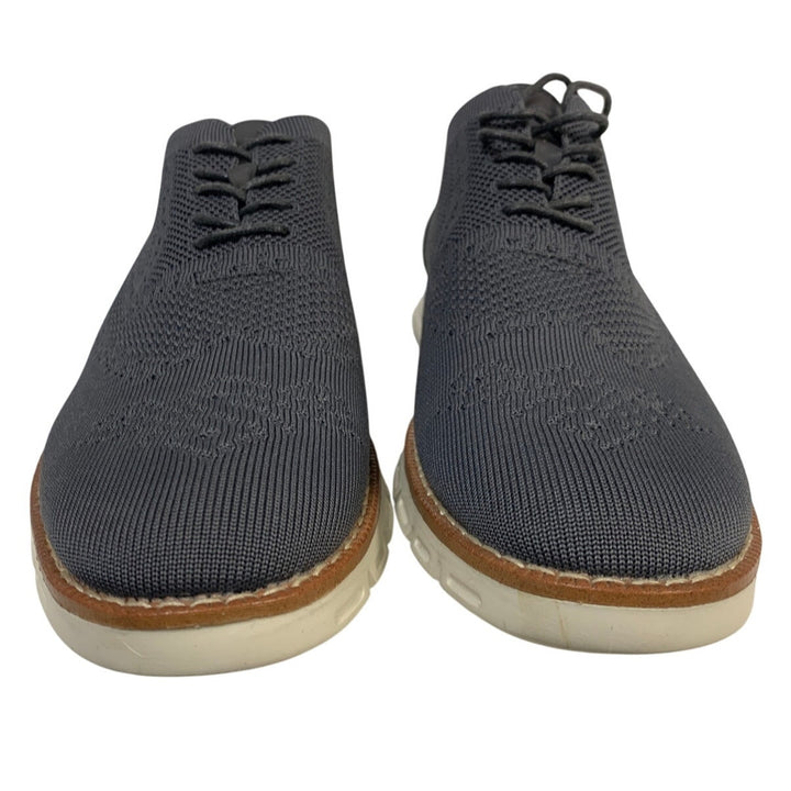 Nautica Mens Size 9 Gray Oxford Wrenwood 3 Knit Lace Up Low Top Round Toe Shoes