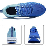 WNA Womens Size 9.5 Blue Mesh Air Cushioned Lace Up Lightweight Athletic Shoes