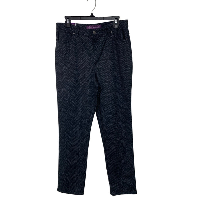 New Gloria Vanderbilt Womens Size 14 Amanda High Rise Tapered Leg Ponte Pants