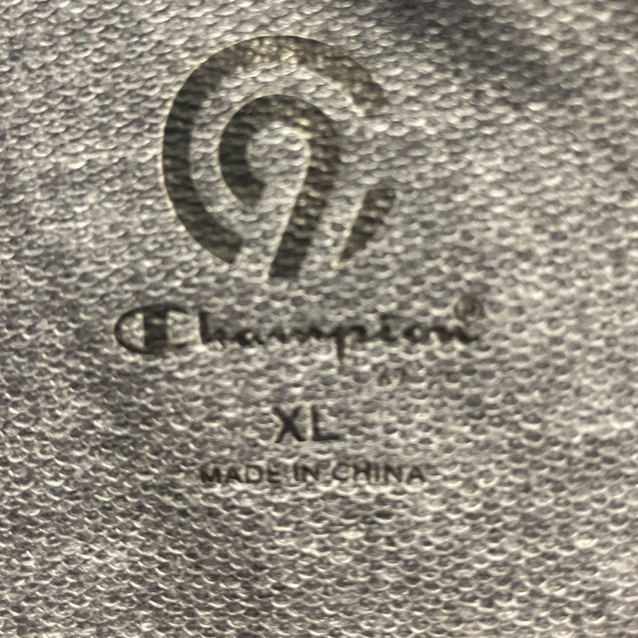 Champion Mens XL PolyRayon Spandex Quarter Zip Hooded Pullover Sweatshirt