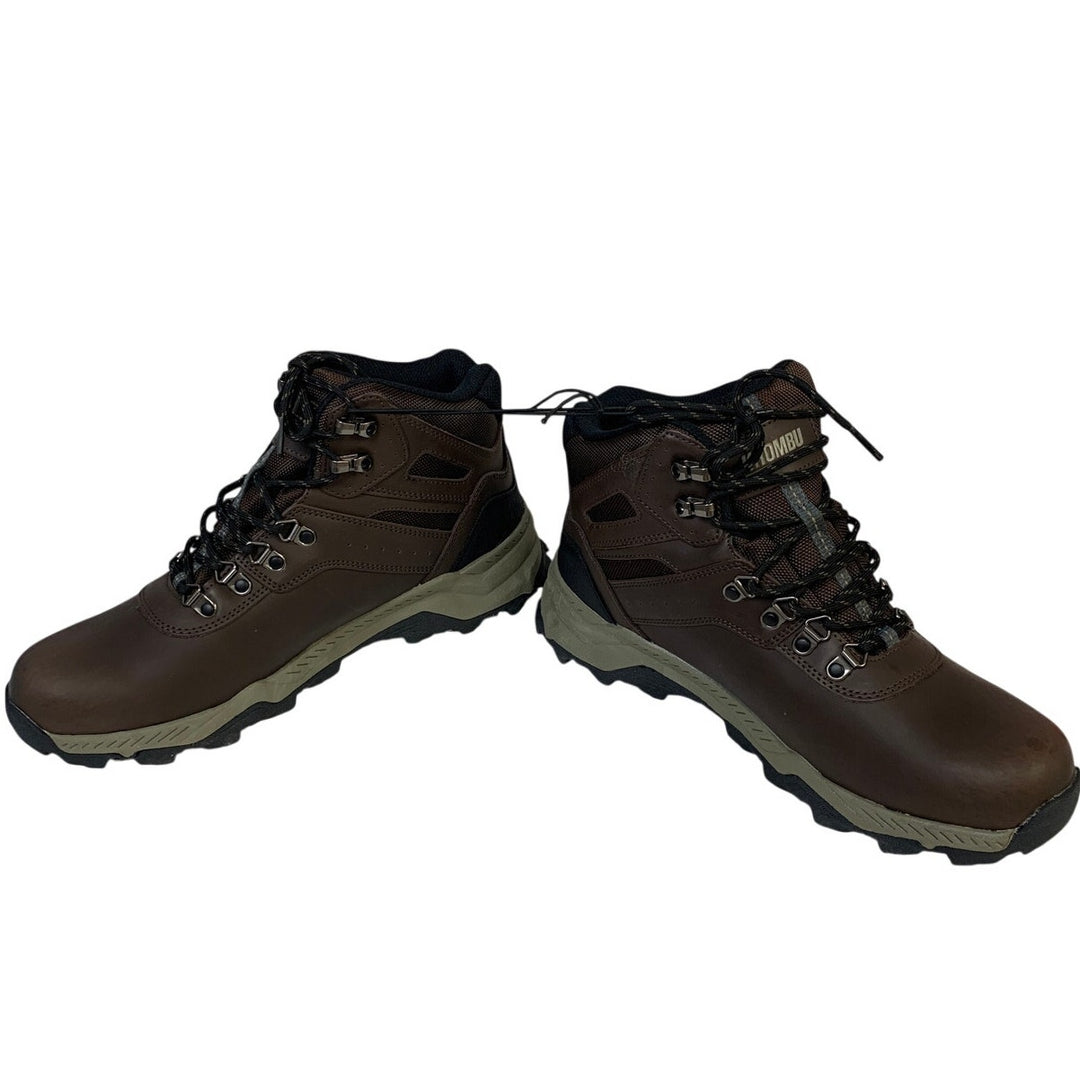 Khombu Mens Size 12 Brown Kenny Boots Lace Up Round Toe Waterproof Hiker Shoes