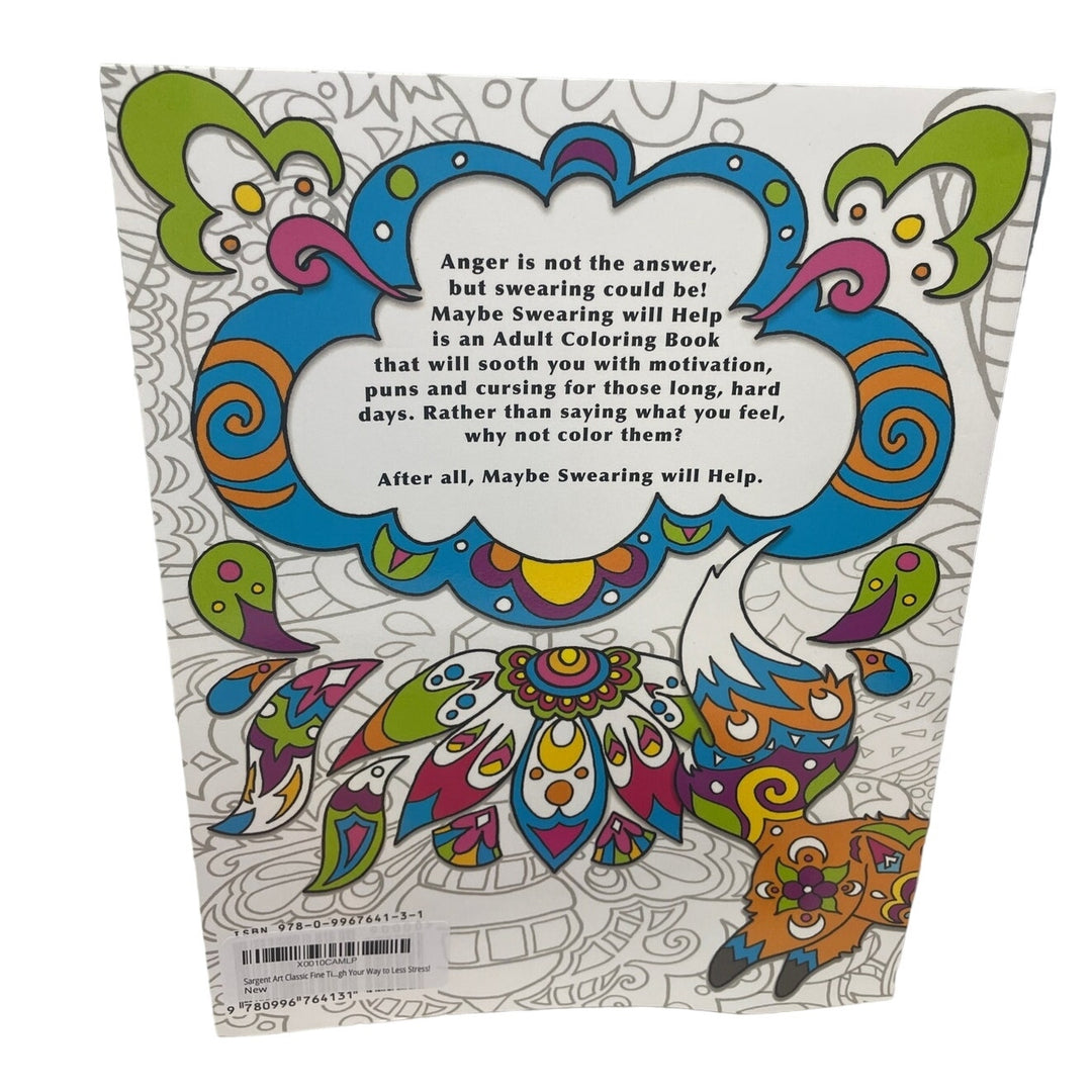 New NYX Spectrum Maybe Swearing Will Help Adult Coloring Book w 30 pc Marker Set