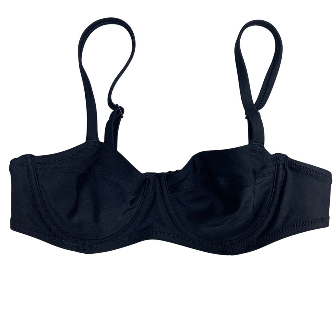 New Aerie Womens XXS Black Adjustable Strap The Sungazer Bikini Top ONLY