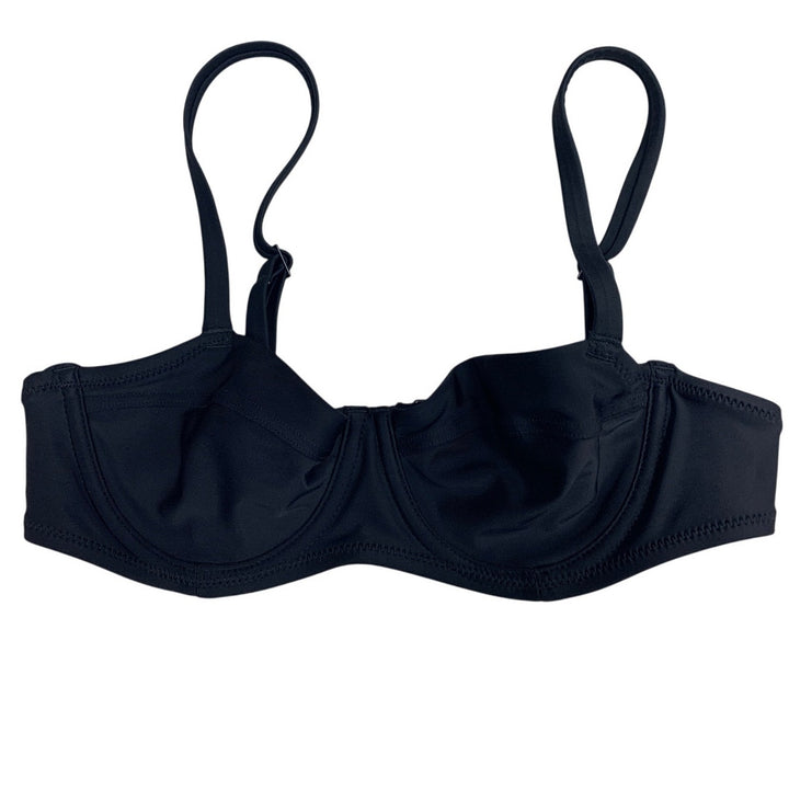 New Aerie Womens XXS Black Adjustable Strap The Sungazer Bikini Top ONLY