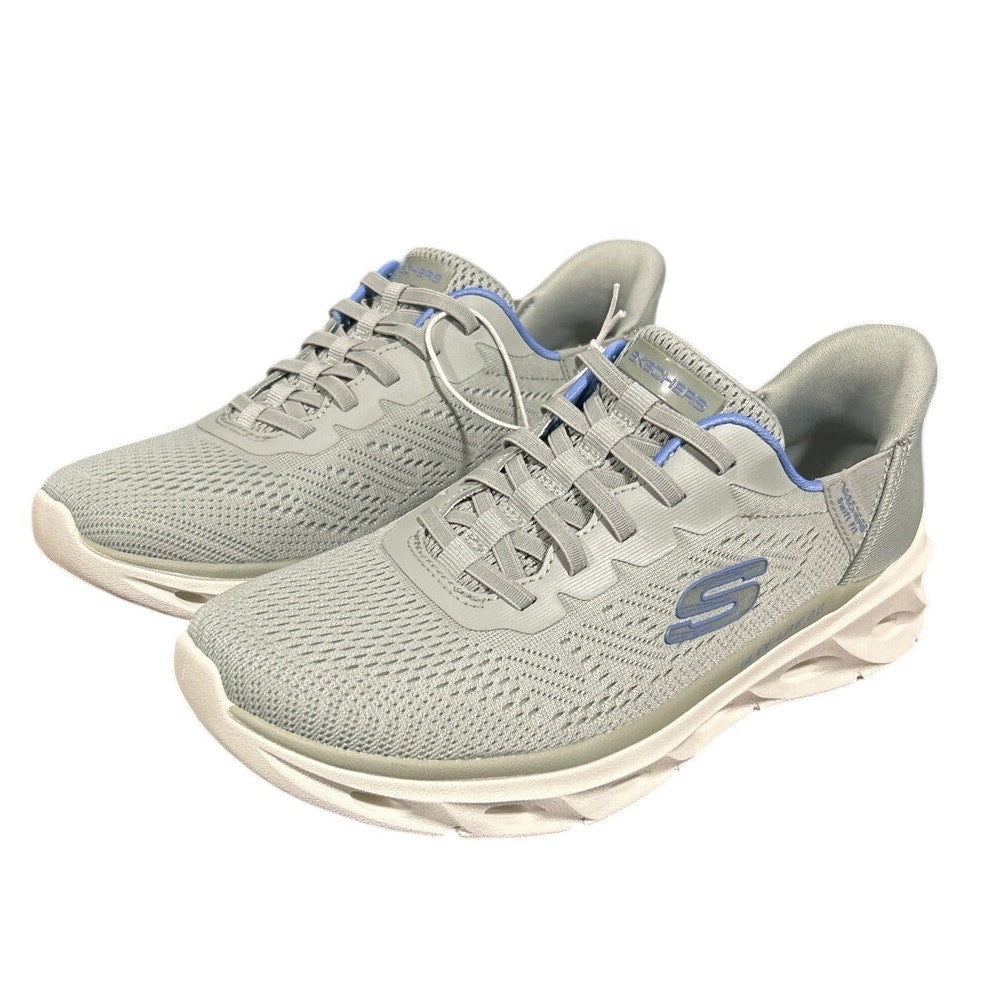 New In Box Skechers Womens 8.5 Gray Mesh Hands Free Swifit Fit Athletic Shoes