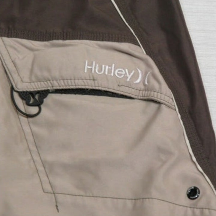 Hurley Mens Size 36 Large Drawstring Swim Trunks Webbed Pocket Board Shorts