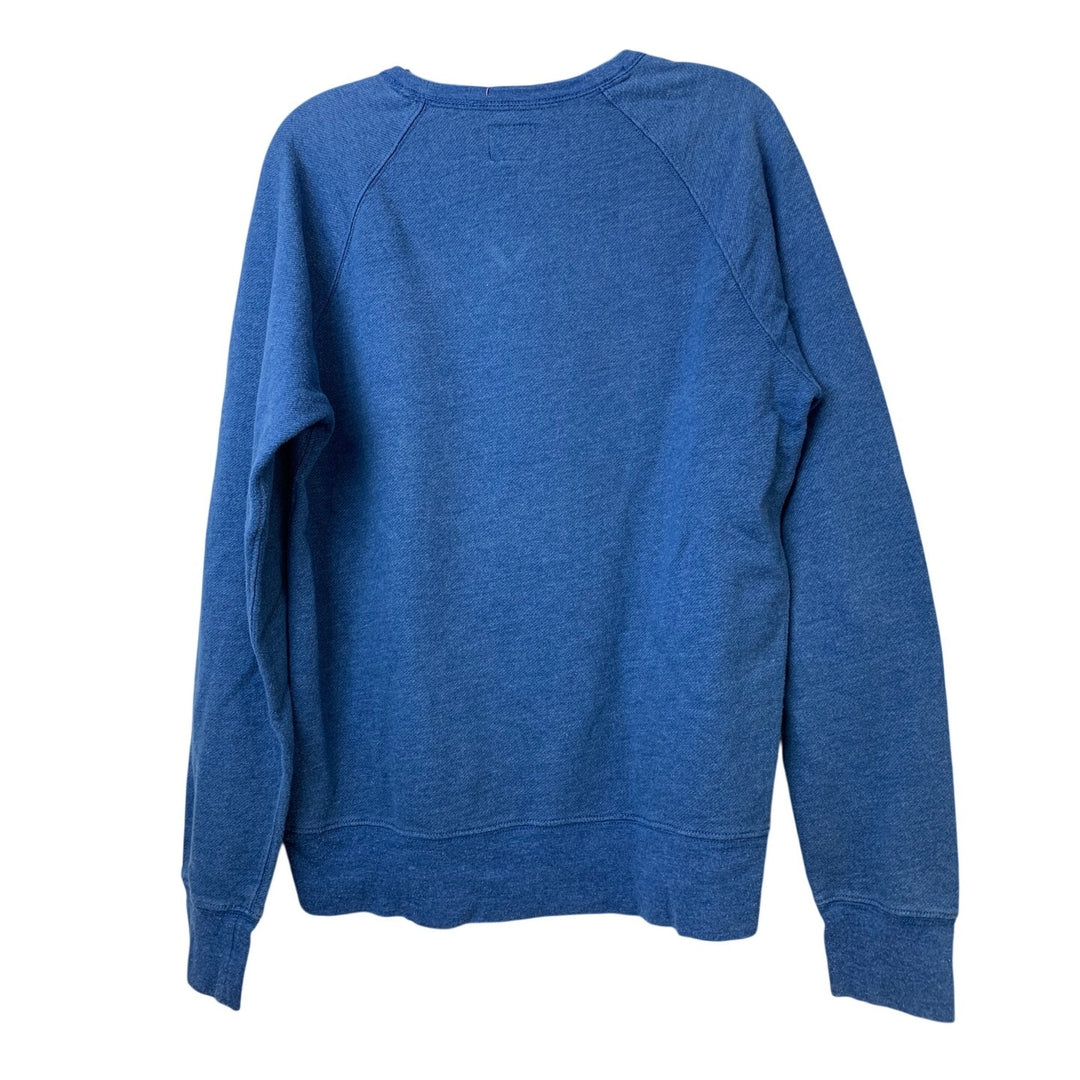Upcycled Hand Printed Mens Medium Equality Rainbow Pride Long Sleeve Sweatshirt
