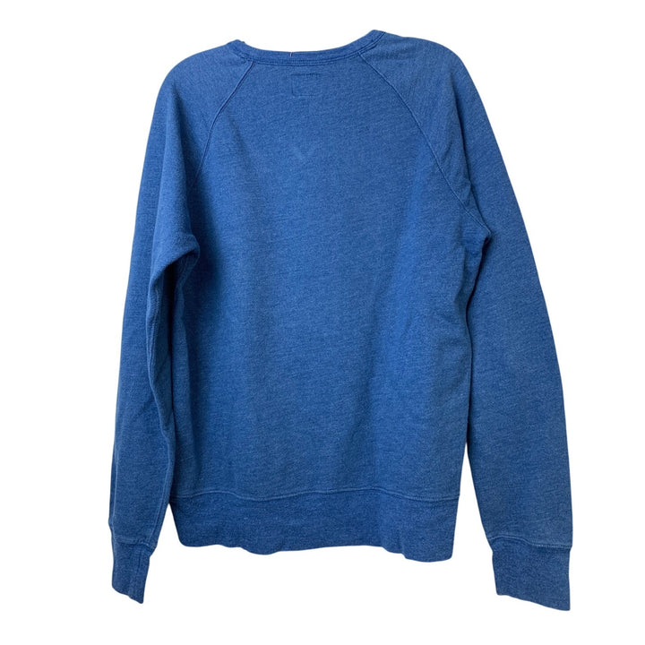 Upcycled Hand Printed Mens Medium Equality Rainbow Pride Long Sleeve Sweatshirt