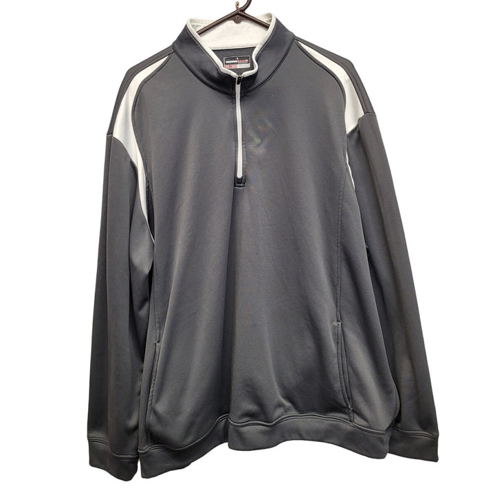Grand Slam Mens XXL Long Sleeve Quarter Zip Athletic Pullover Sweatshirt