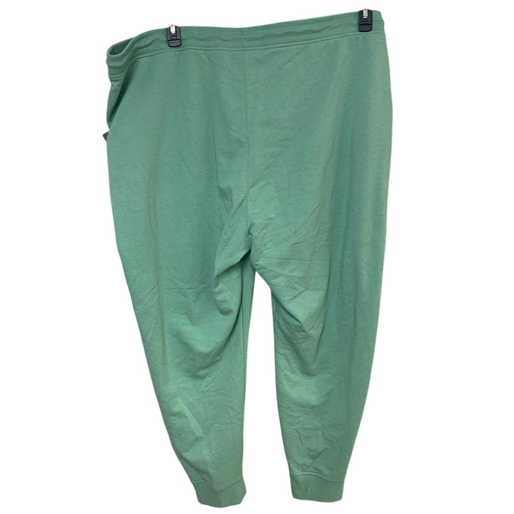 New Eddie Bauer Womens 3XL Plus Green Cozy Camp Metal End Drawstring Sweatpants
