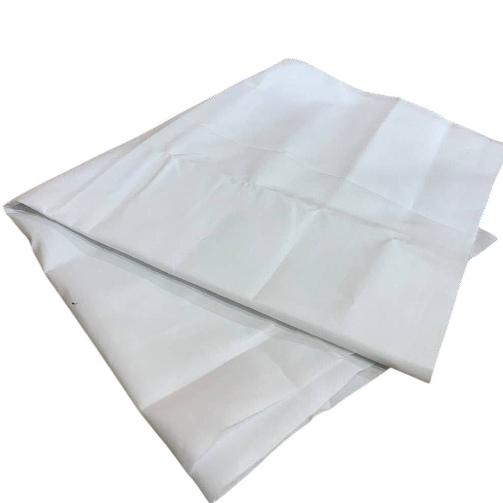 1/2 Yard Solid White Cotton Craft Sewing Fabric Yardage Remnant
