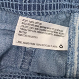 2 New Cat & Jack Kids Large (10/12) Cotton Denim Jean Pull On Elastic Shorts