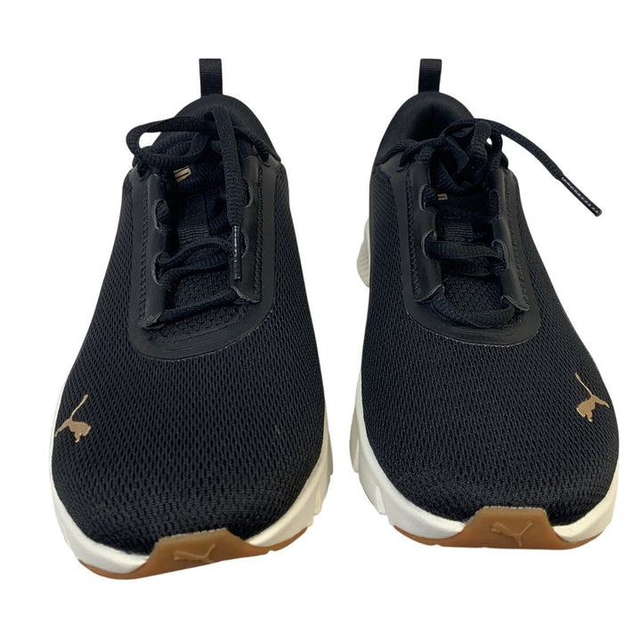 Puma Womens Size 6 Black Sneakers Lace Up Low Top Round Toe Athletic Shoes