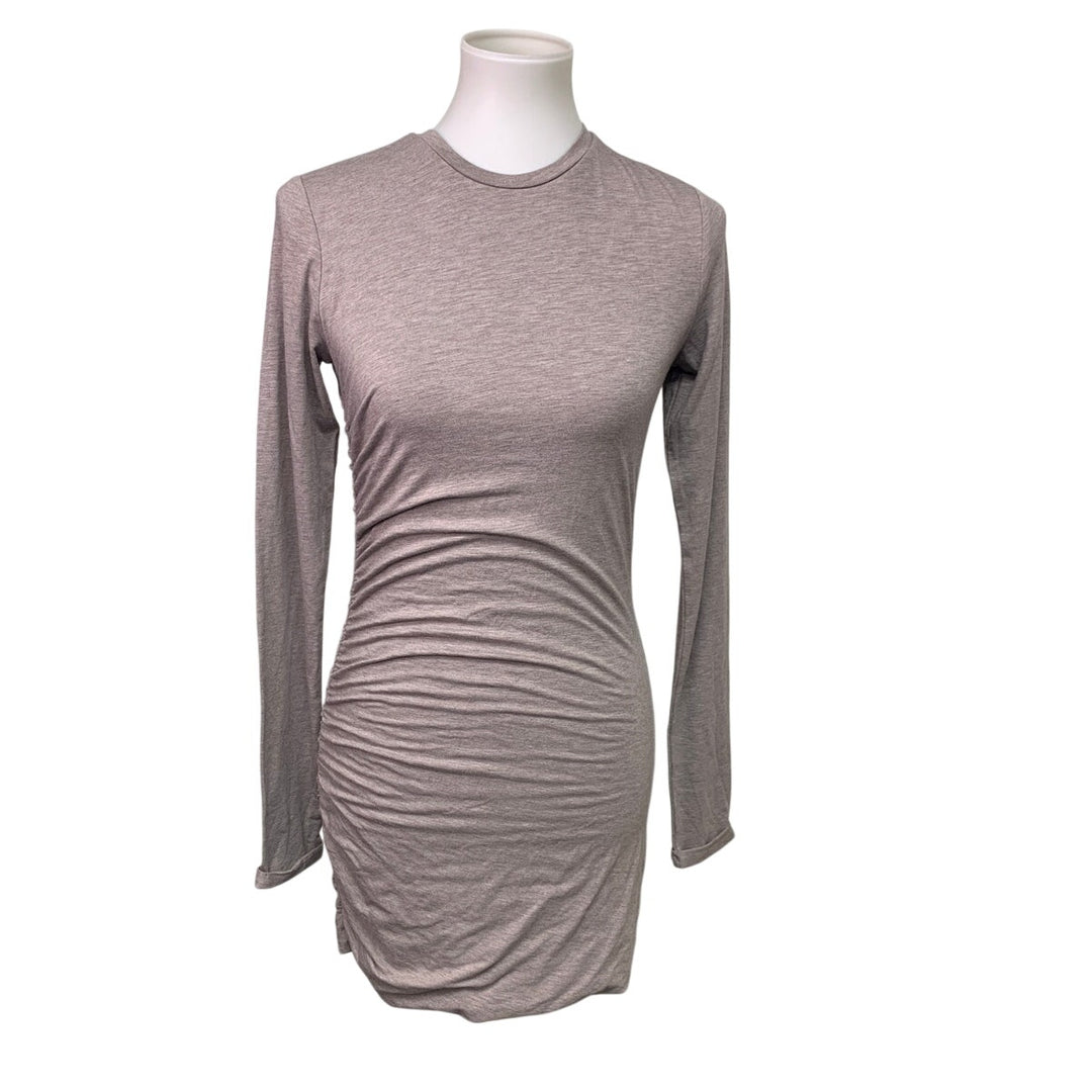 New American Eagle Womens Medium Long Sleeve Body Con Heathered Dress