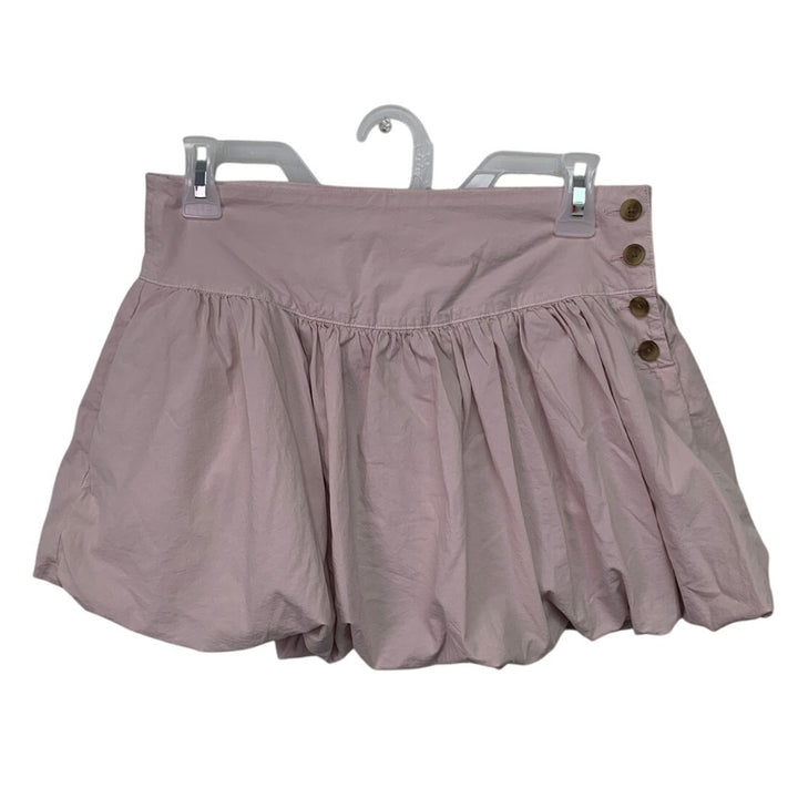 New American Eagle Womens Size 0 Cotton Blend Side Button Mini Bubble Skort